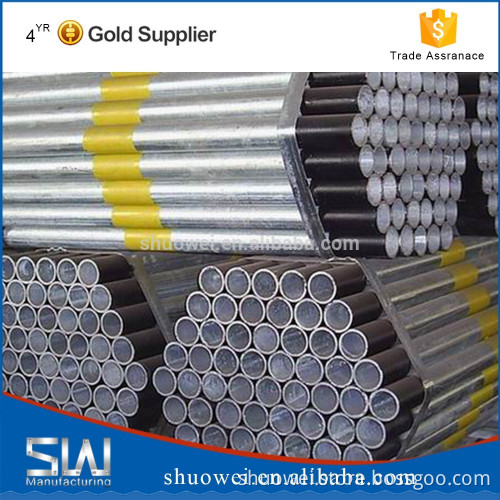 Steel building welded Galvanized Tube